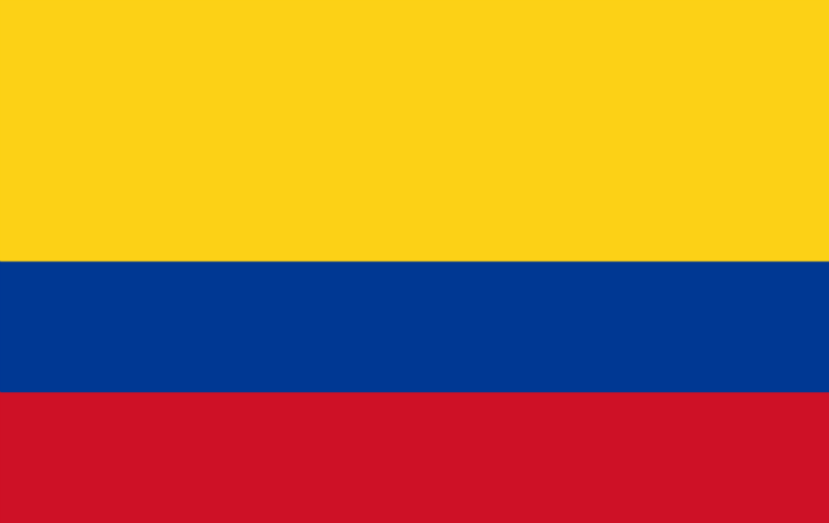 Drapeau de la colombie