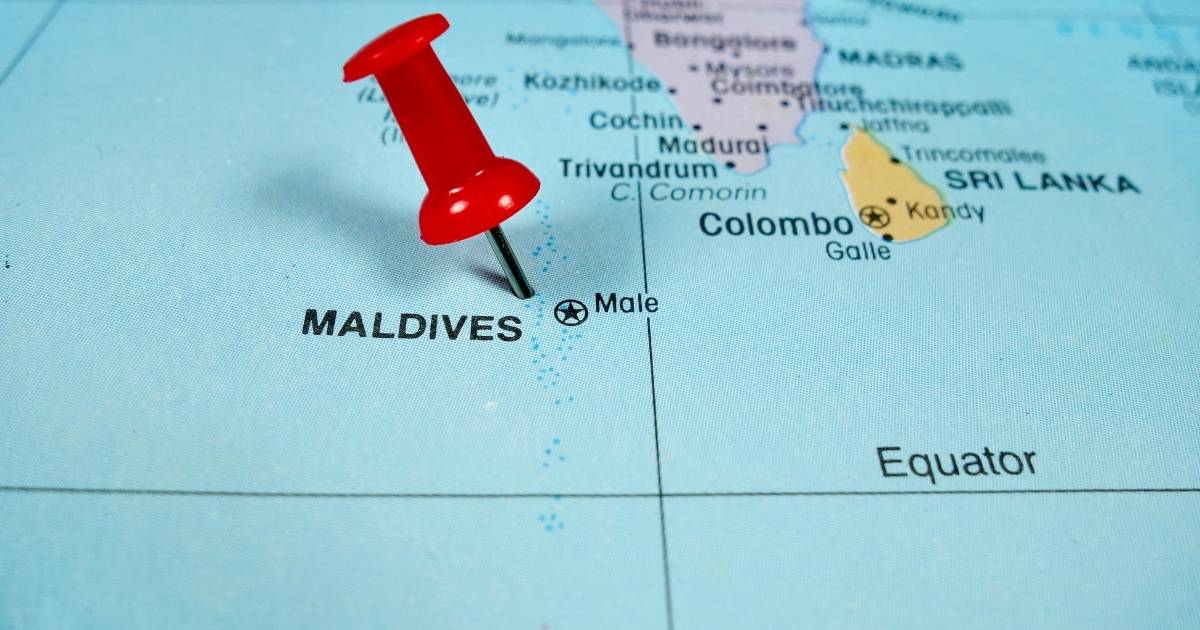 carte des maldives