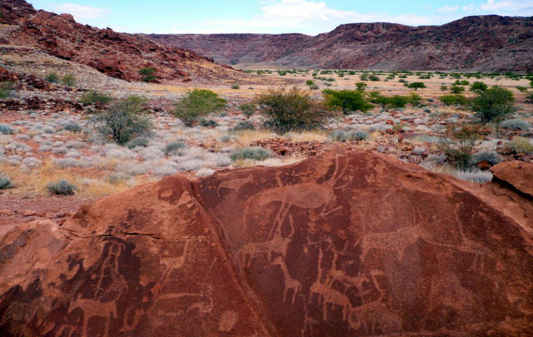 twyfelfontein namibie